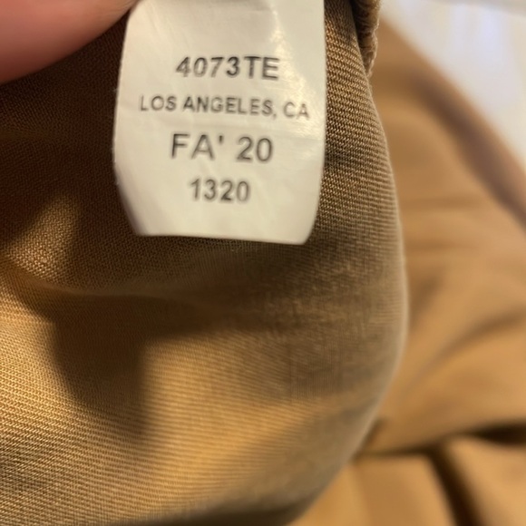 Nation LTD Berlin Pant‎ Women’s Size Small High Rise Straight Leg Pull On Tan - Picture 12 of 12